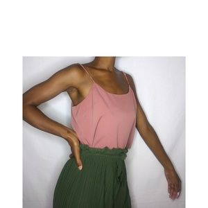 Womens green trousers highwaisted